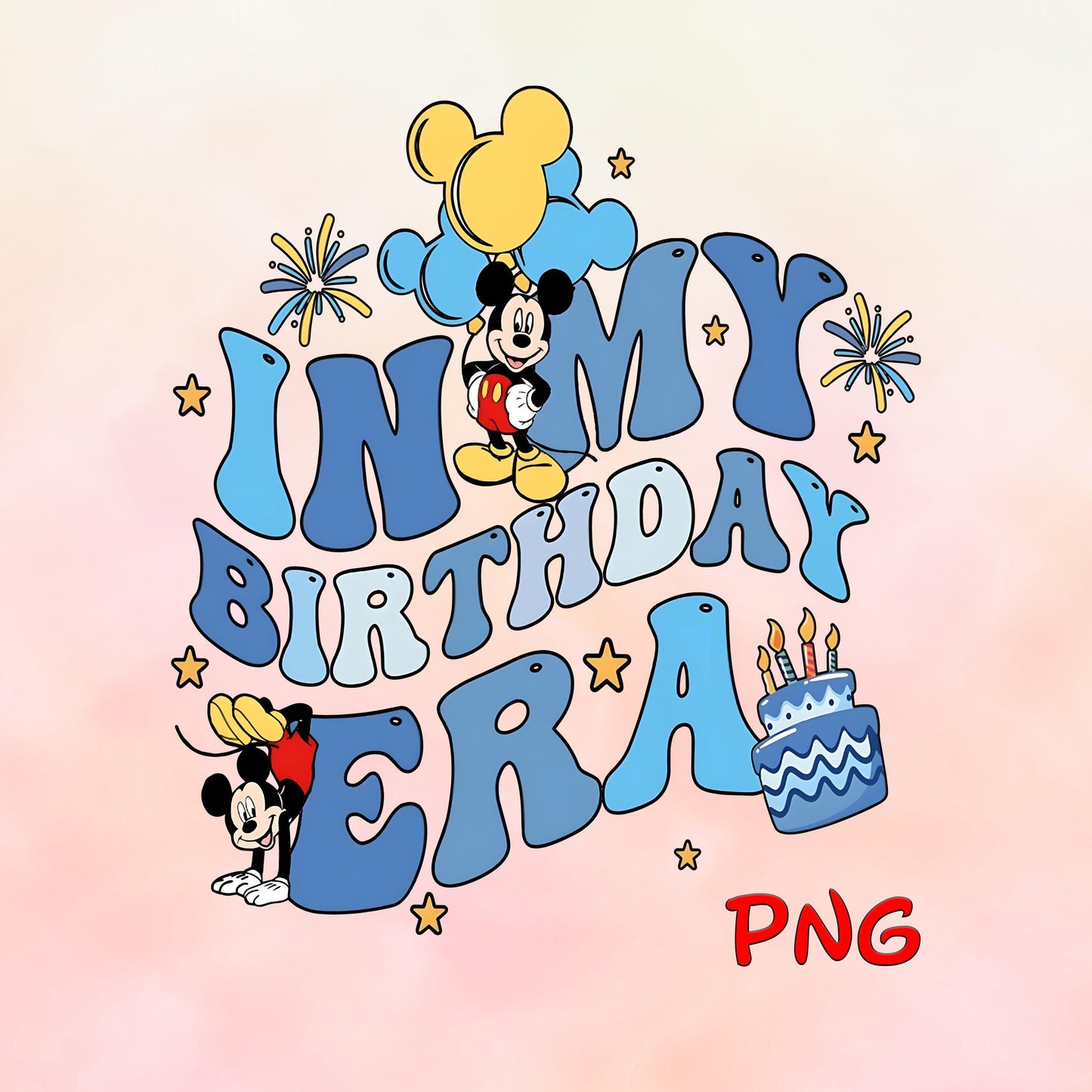 Mickey Mouse In My Birthday Era png, Family Trip PNG, Magical Kingdom png, Birthday png, Mickey Mouse Png, Instant Download