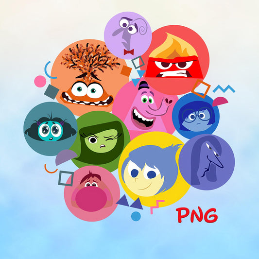 Inside Out Cartoon Character Png, Family Trip 2025 Png, Retro Floral Png, Family Vacation Png, Magical Kingdom, Cute Cat Png, Best Day Ever