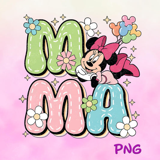 Glitter Mama Happy mothers day png, minnie Png, Best Mom , Mother's Day Png, Mickey and Friends Mom Png, Mama Png, Mother's Day Png