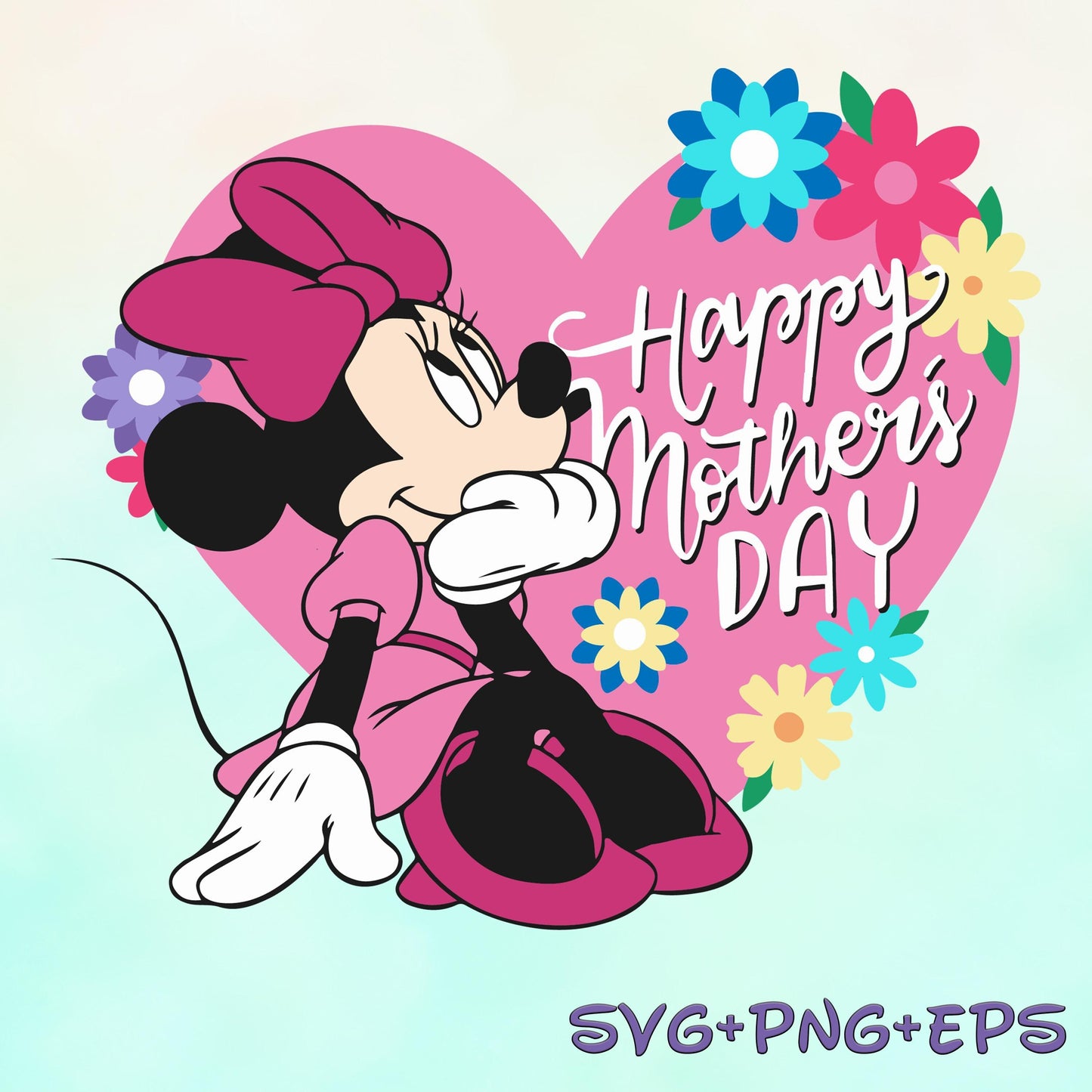 Happy mothers day svg, minnie SVG Png, Best Mom Ever Svg, Mother's Day Png, Mickey and Friends Mom svg Png, Mama Png, Mother's Day svg Png