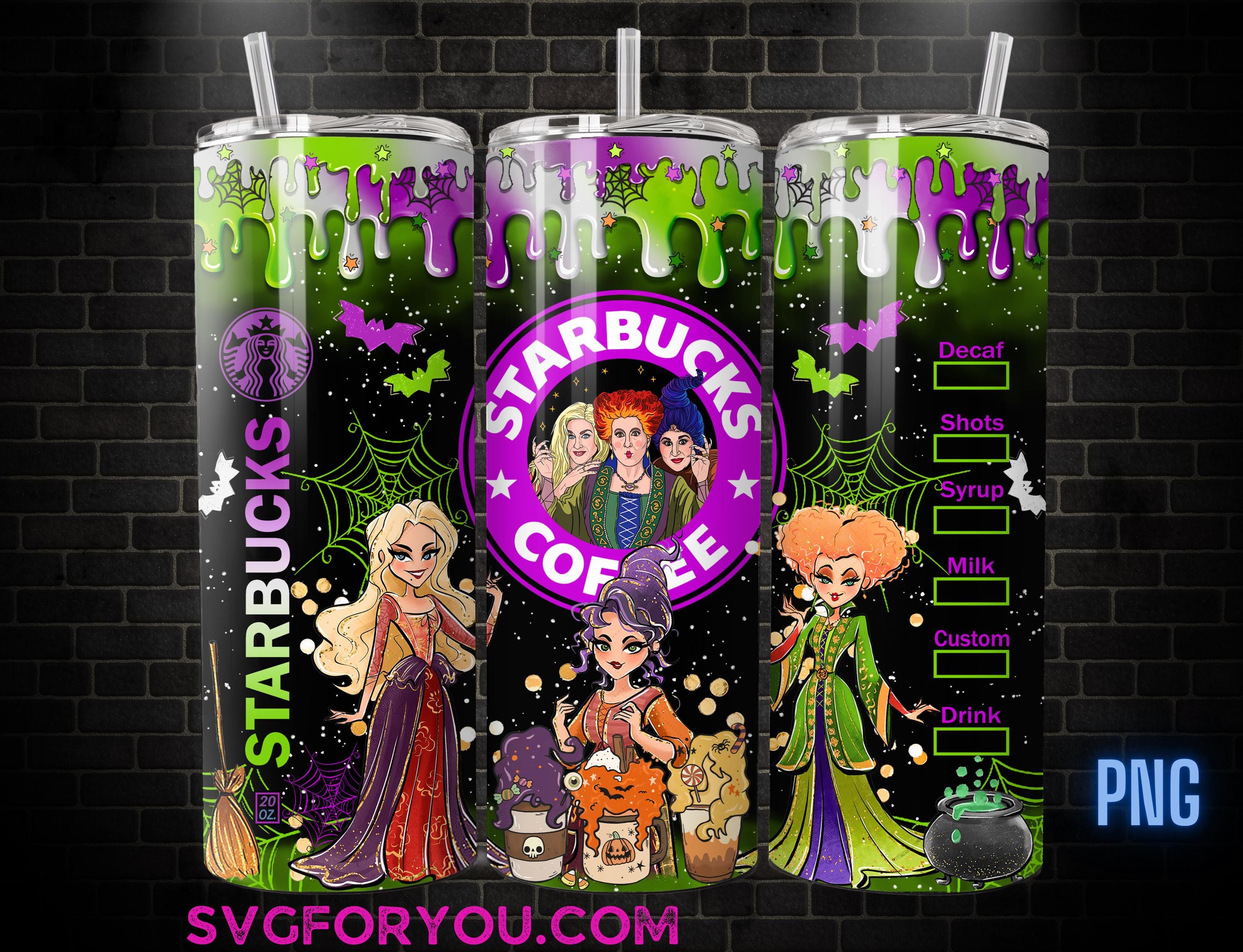 Hocus Pocus Drip Tumbler Wrap, Halloween Tumbler Wrap, Witch Wrap PNG, Sublimation Design, Skinny 20oz Tumbler Wrap