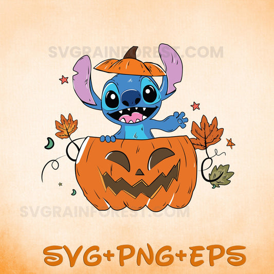 Retro Fall Stitch Thanksgiving Pumpkin SVG Png Bundle, Happy Thanksgiving Fall Lilo and Stitch Cartoon svg Png Bundle,Digital Download