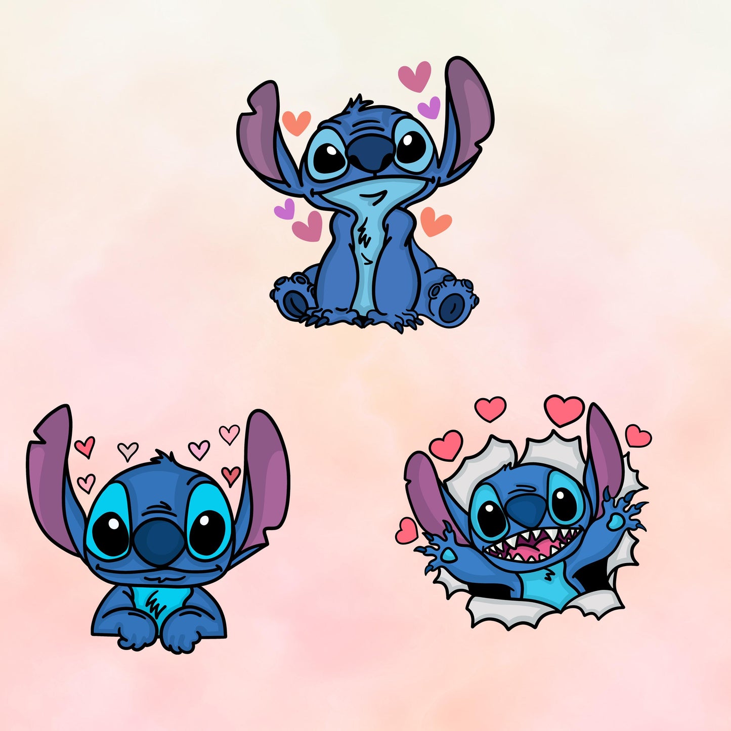 Stitch Valentines SVG Png Bundle, Valentine Character Png, Valentine Movie Cartoon svg Png Bundle, Happy Valentine Day, Digital Download